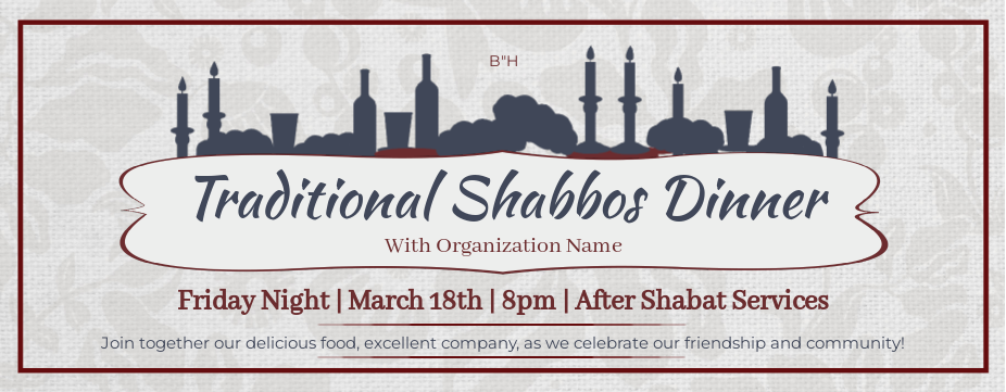 Fancy Shabbos Dinner 1 Web Banner