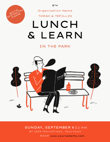 Lunch and learn in park