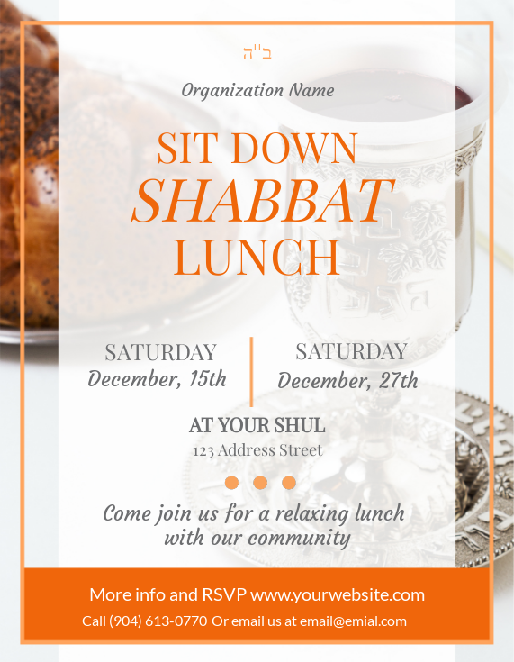 Community Shabbat Kiddush