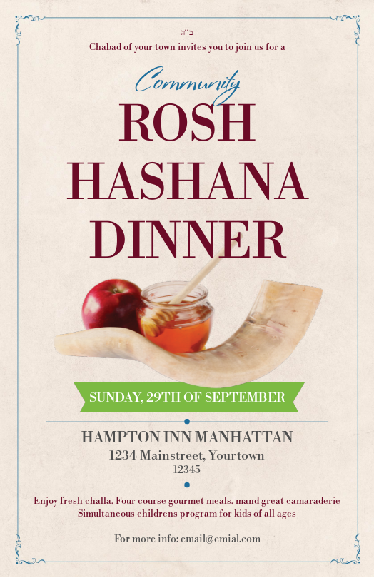 Rosh Hashana Dinner Instagram Story