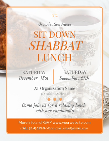 Community Shabbat Kiddush 1