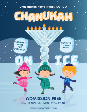 Chanukah On Ice Flyer