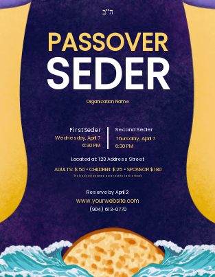 Passover Seder 7 Flyer