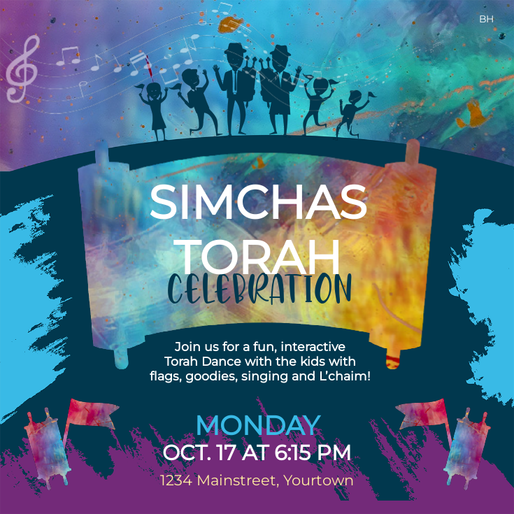 Simchas Torah 2 Social Media