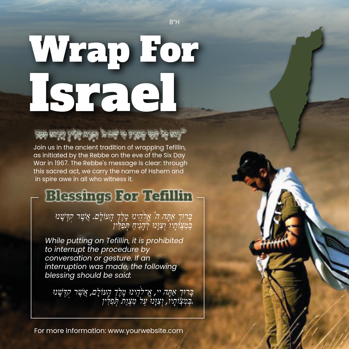 Wrap For Israel Social Media