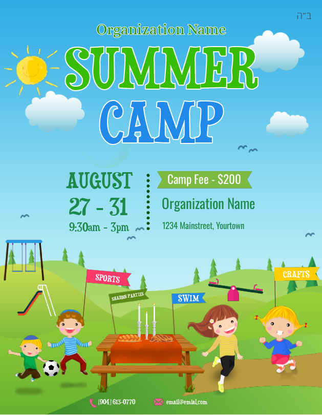 Camp #2 flyer