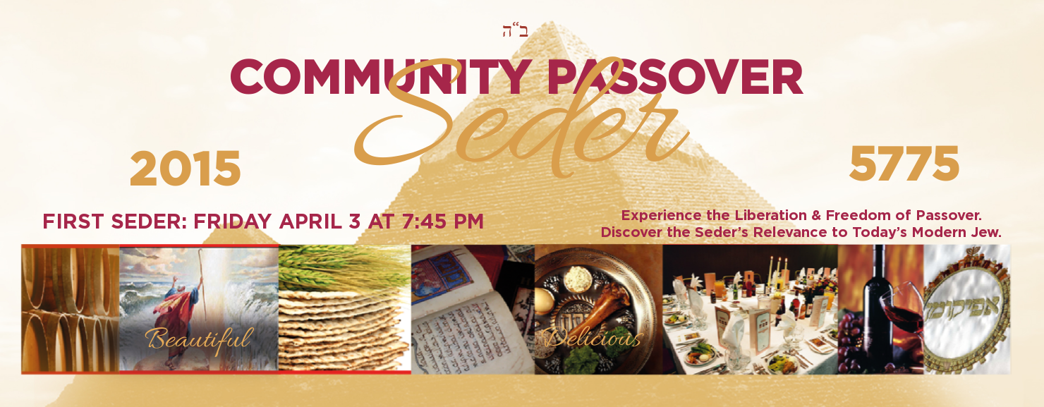 Passover Seder 2014 Web Banner