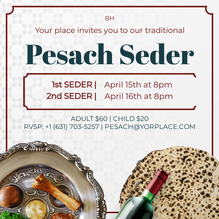 Pesach Seder 1 Social Media