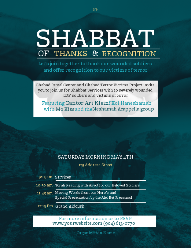Shabbat of Thanks